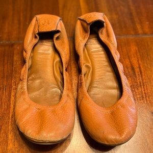 Tory Burch Leather Ballet Flats